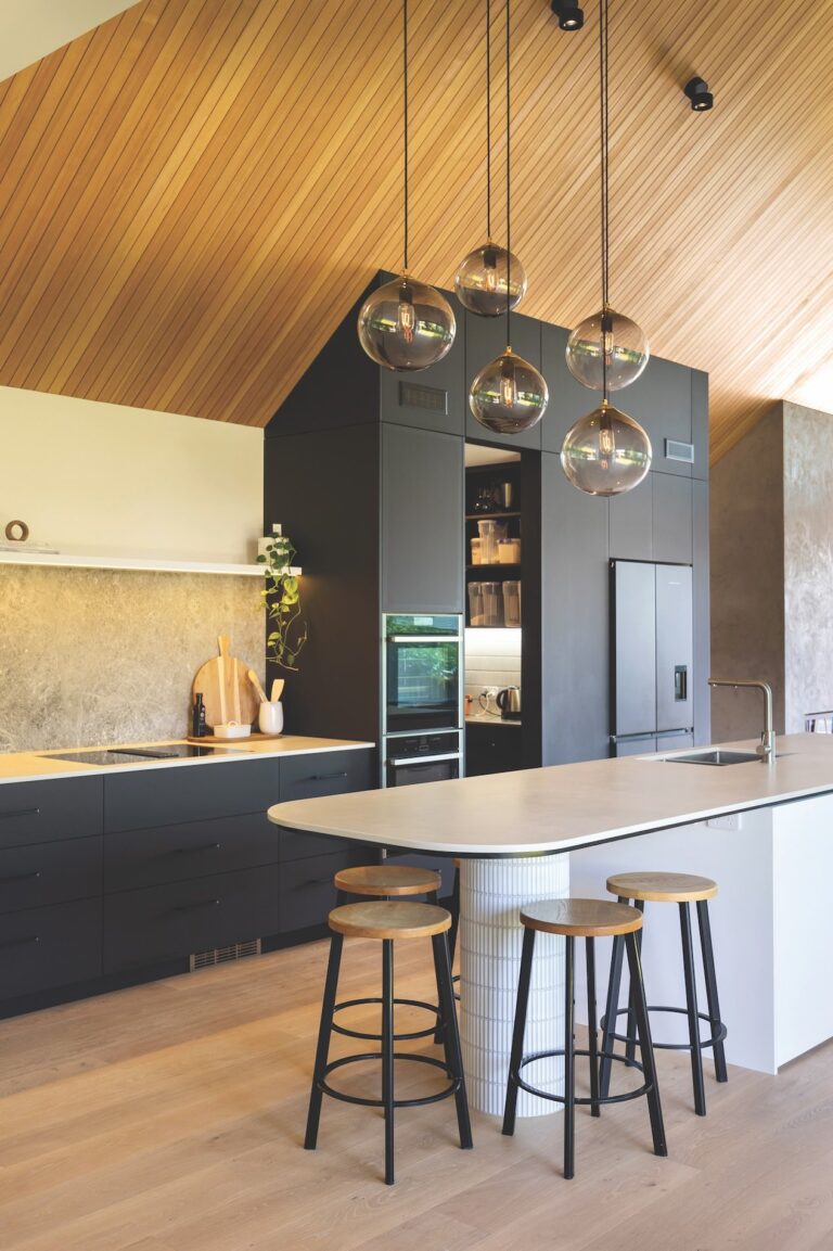 Architectural home featuring Vienna Woods Oak timber floor oiled