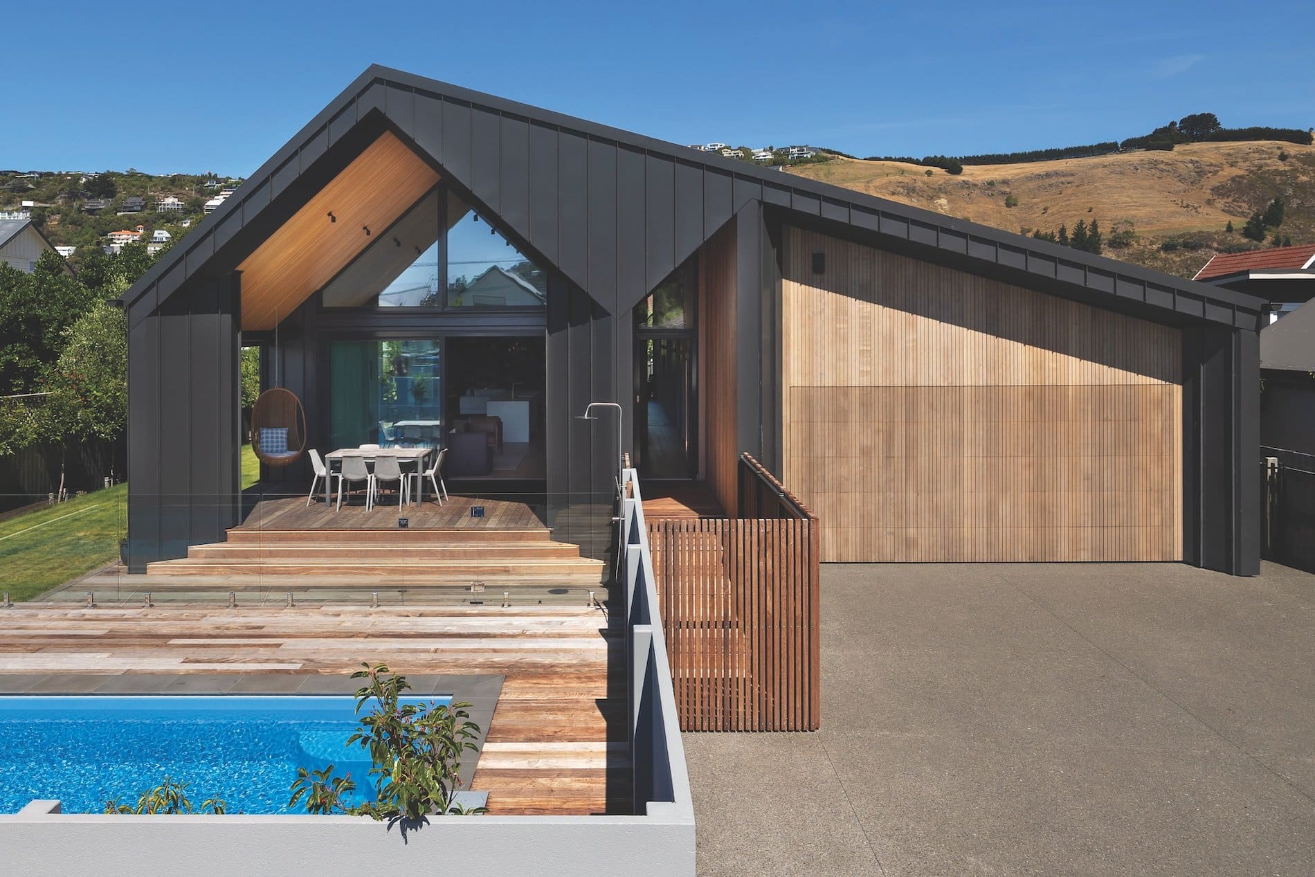 Architectural home featuring Vienna Woods Oak timber floor oiled