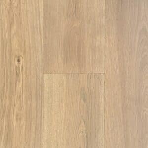 Close up image warm natural European oak flooring planks
