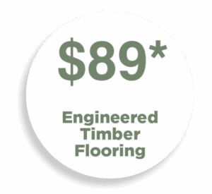 Special Pricing at $89 per m2 of Engineered Wood Flooring