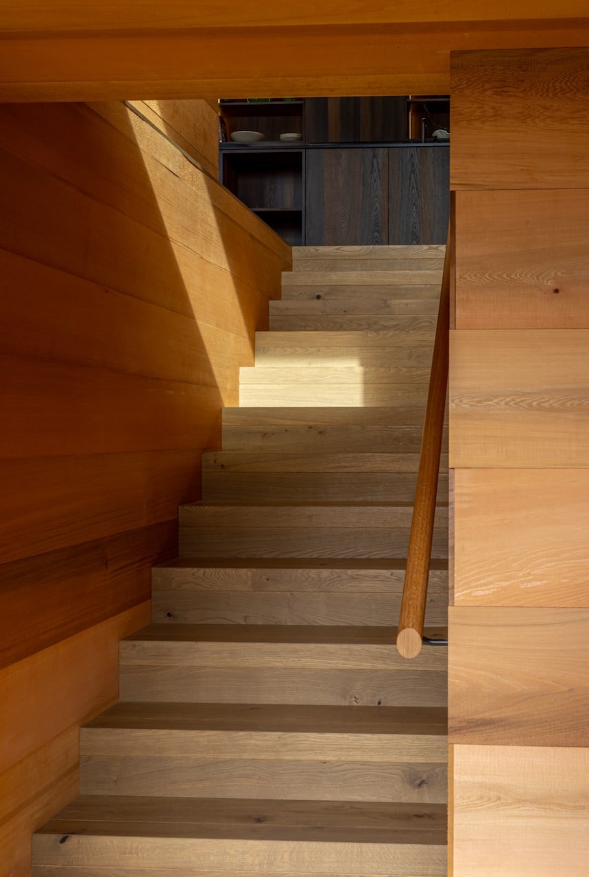 Chambord wide French Oak Flooring - Stairs