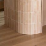 Close up of Bordeaux European oak timber flooring board detail