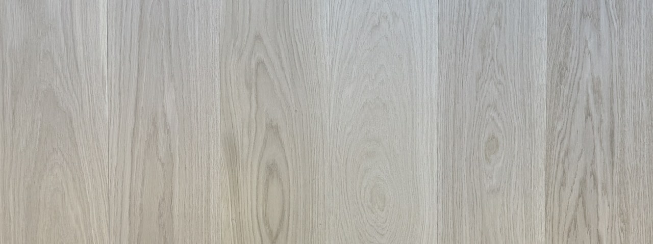 Unfinished Prime grade 190mm engineered European oak flooring in a raw timber finish