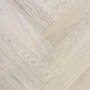Prime grade unfinished European oak herringbone engineered timber flooring 600x120mm blocks