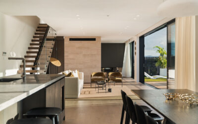 Westwood Engineered Oak at a Westmere Harbour Home — MacFie Architecture + Spatial Studios