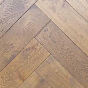 Himalaya oak floor laid in a herringbone pattern
